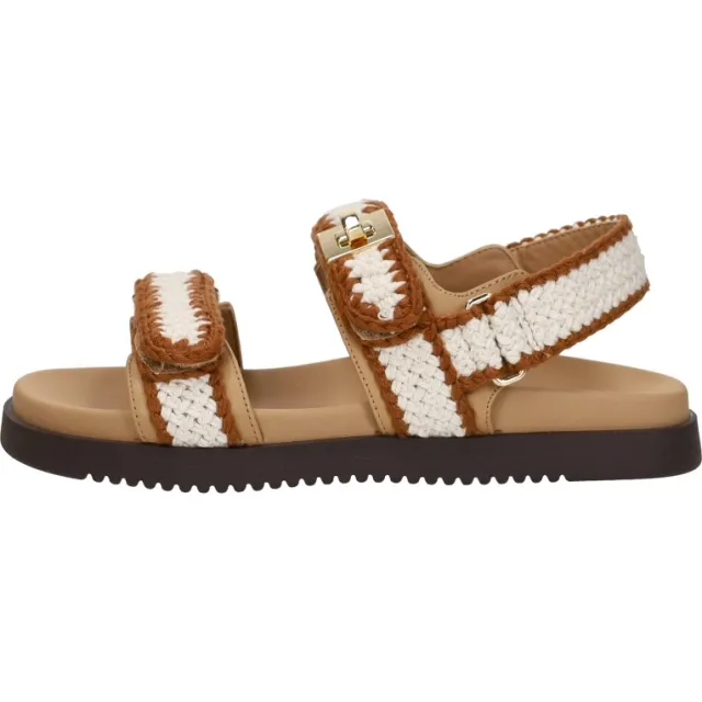 Steve Madden Mona platte sandaal beige, foto 2