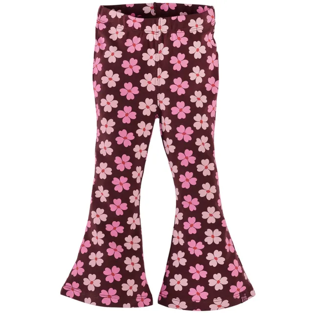 Z8 mini flared broek Rana donkerrood/roze, foto 2