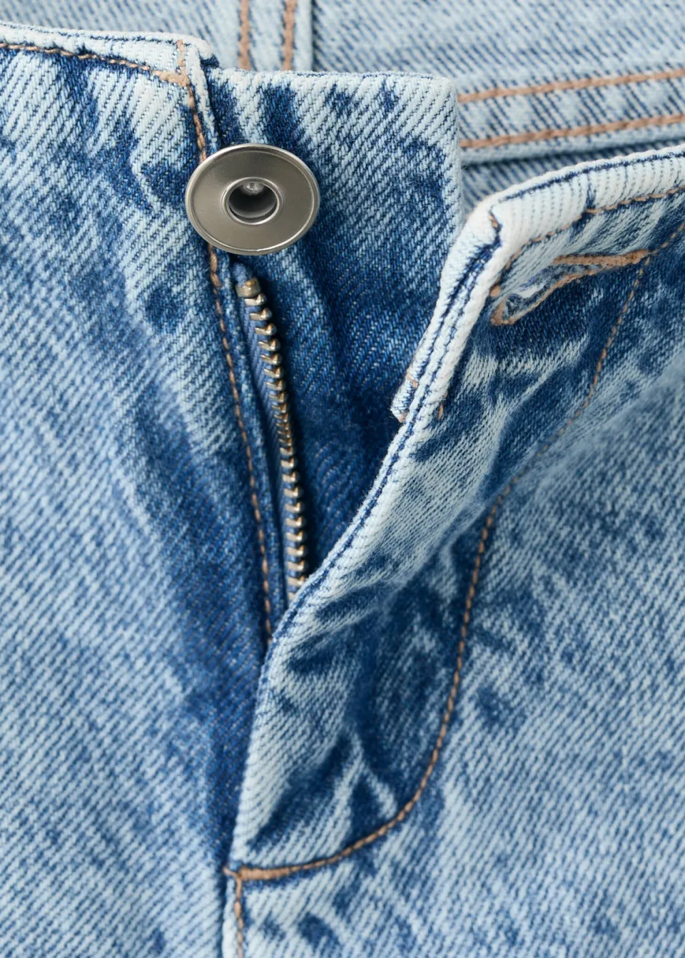 Mango TEEN wide leg jeans - lichtblauw, foto 7