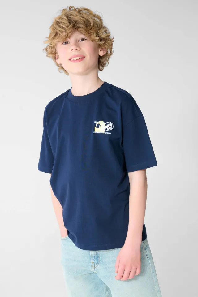 Shoeby t-shirt donkerblauw