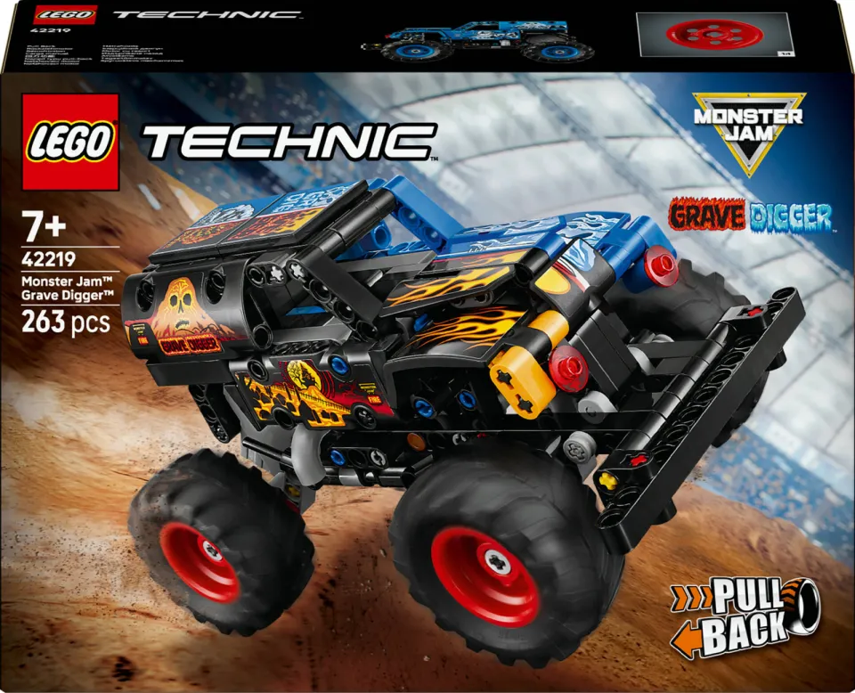 Lego Technic Monster Jam™ Grave Digger™ vuur en ijs 42219, foto 6