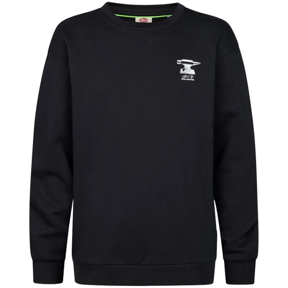 Petrol Industries sweater met backprint - zwart, foto 2