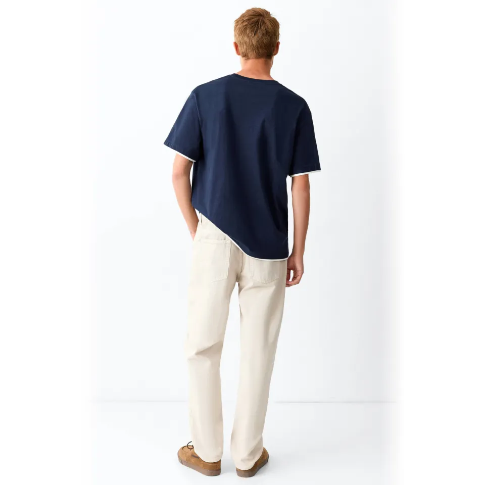 Mango TEEN regular fit jeans - beige, foto 5