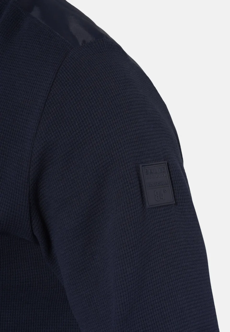 Jan Vanderstorm +FIT Collectie gebreide trui ABBO donkerblauw, foto 7