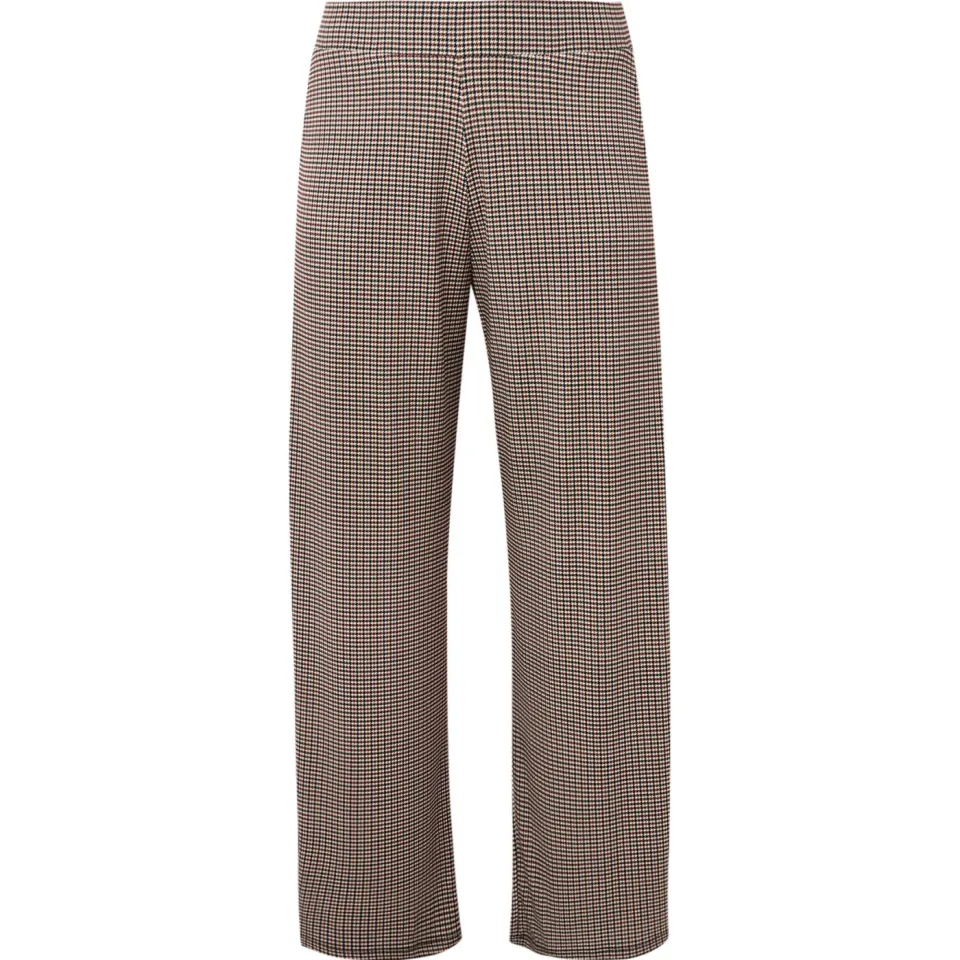 Yoek Camilla loose fit broek geruit bruin/zwart, foto 2