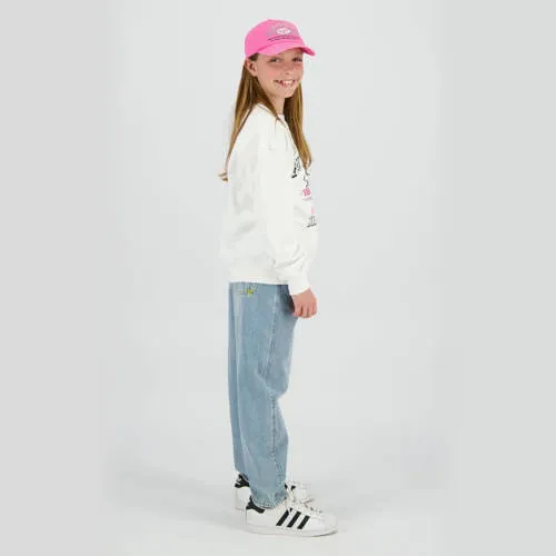 Vingino Cecilia barrel jeans lichtblauw light vintage, foto 5