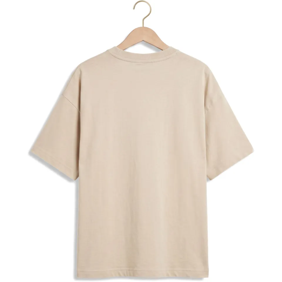 Lyle & Scott oversized T-shirt beige, foto 3