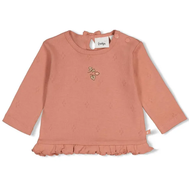 Feetje Fall in Love longsleeve zalm Roze