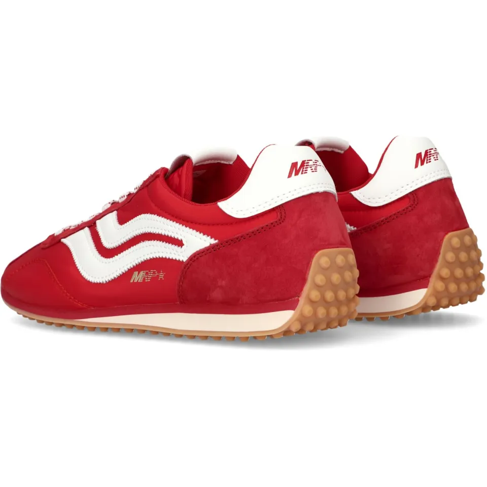 Mrp Cartagena V.12L leren sneakers rood, foto 5