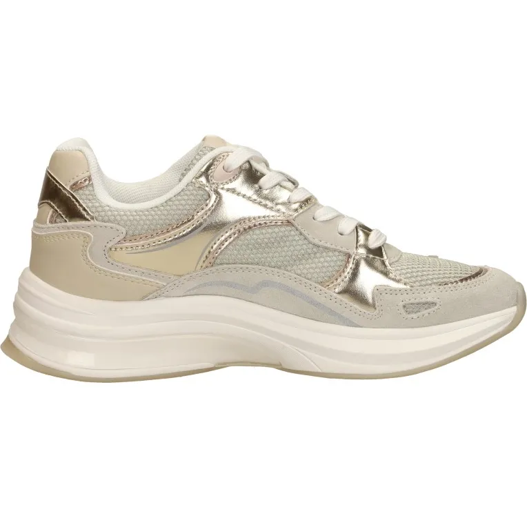 Mexx Racoon Phoeby lage sneakers goud Goudkleur
