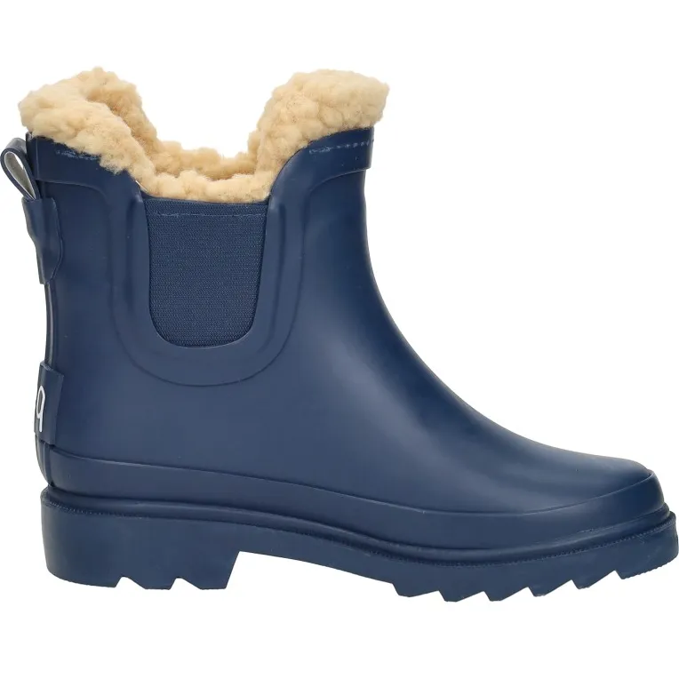 Keq Chelsea Rainboots Fur regenlaarzen blauw