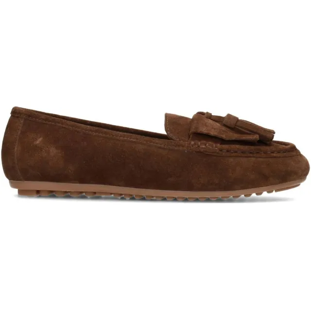 Poelman Taya suède mocassins bruin