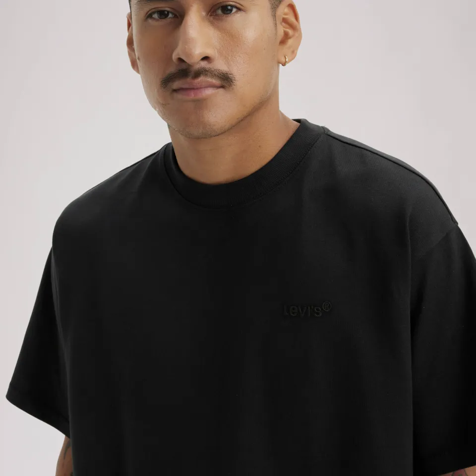 Levi's relaxed T-shirt zwart, foto 5