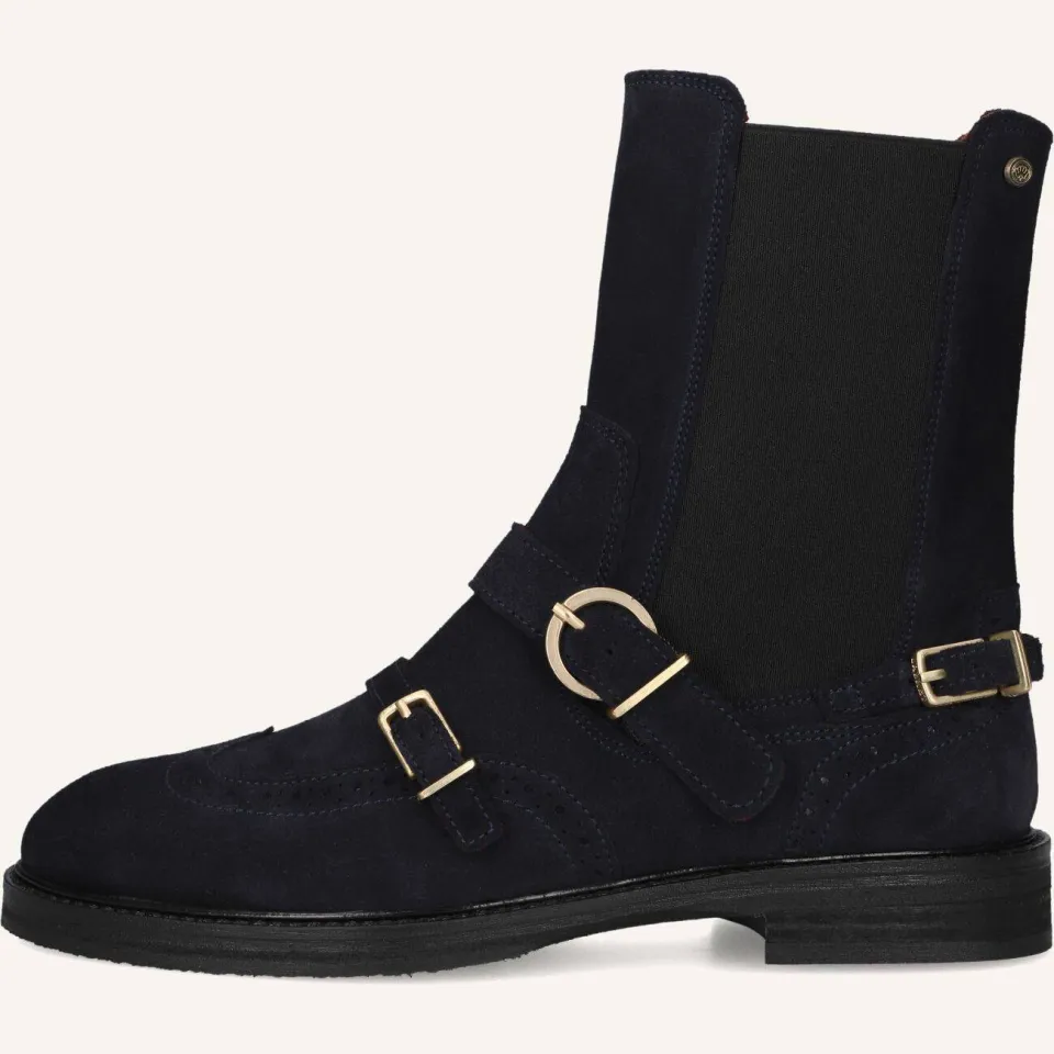 Fred de la Bretoniere Boots Paris Edane Donkerblauw, foto 4