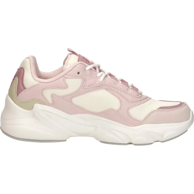 Fila Collene Logo lage sneakers roze