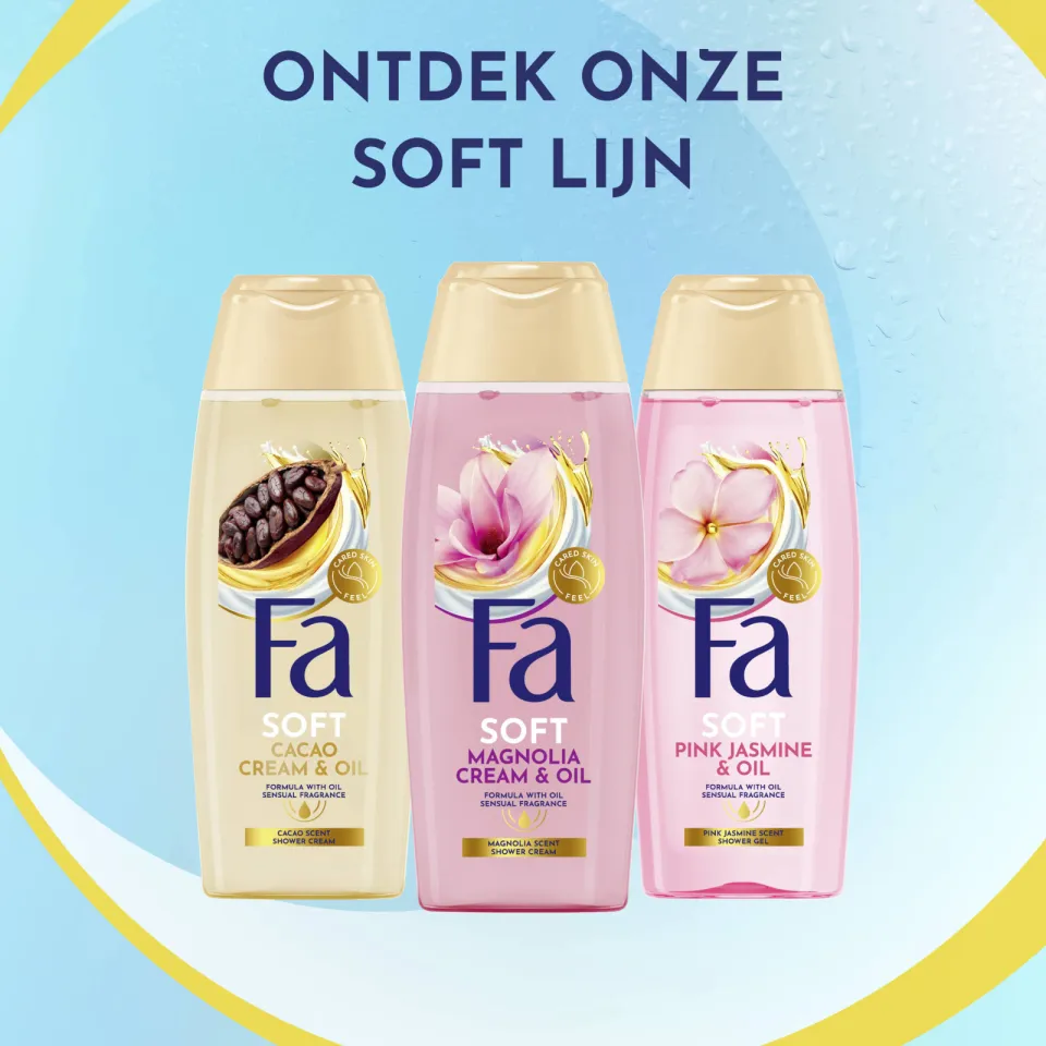 Fa Cream & Oil Magnolia douchegel 6 x 250 ml, foto 5