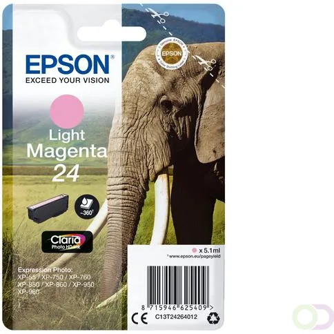 Epson 24, Licht Magenta (Olifant)