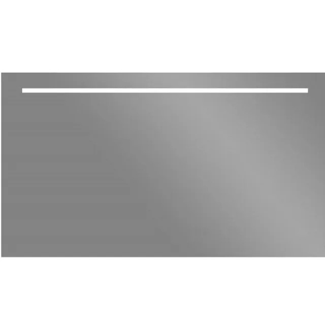 Sanilux LED Spiegel Sanilux Aluminium met Onderverlichting 140x70 cm Inclusief Spiegelverwarming