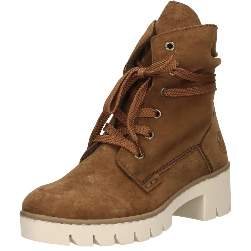 Rieker Veterschoenen Hoog donkerbruin, foto 4