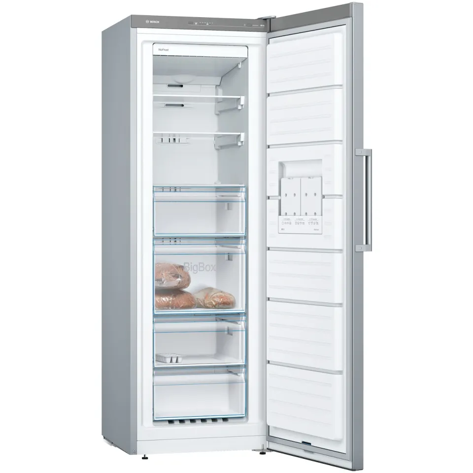 Bosch GSN33VLEP Vrieskast Grijs, foto 3