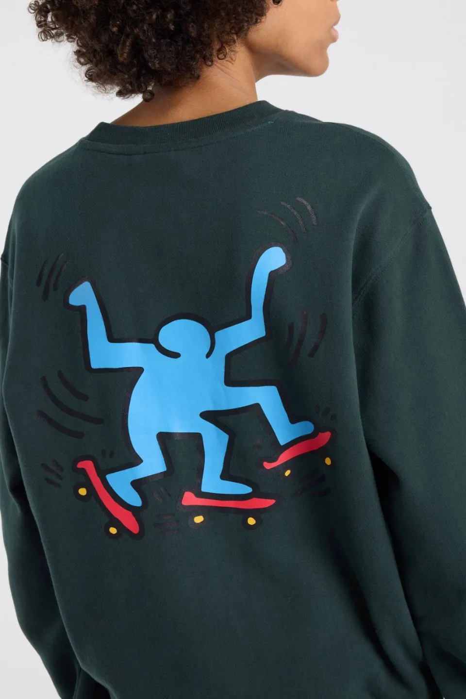 America Today sweater met print - donkergroen, foto 5