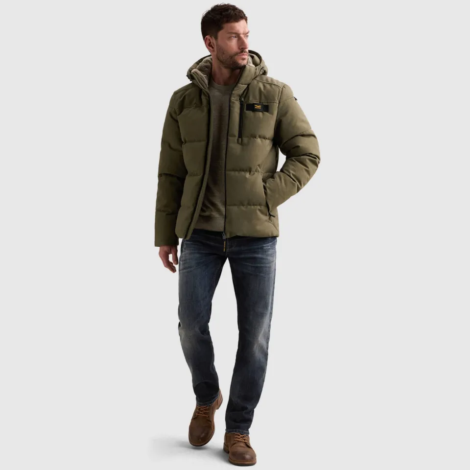PME Legend YETCRAFT pufferjas met imitatiebontkraag - groen, foto 3