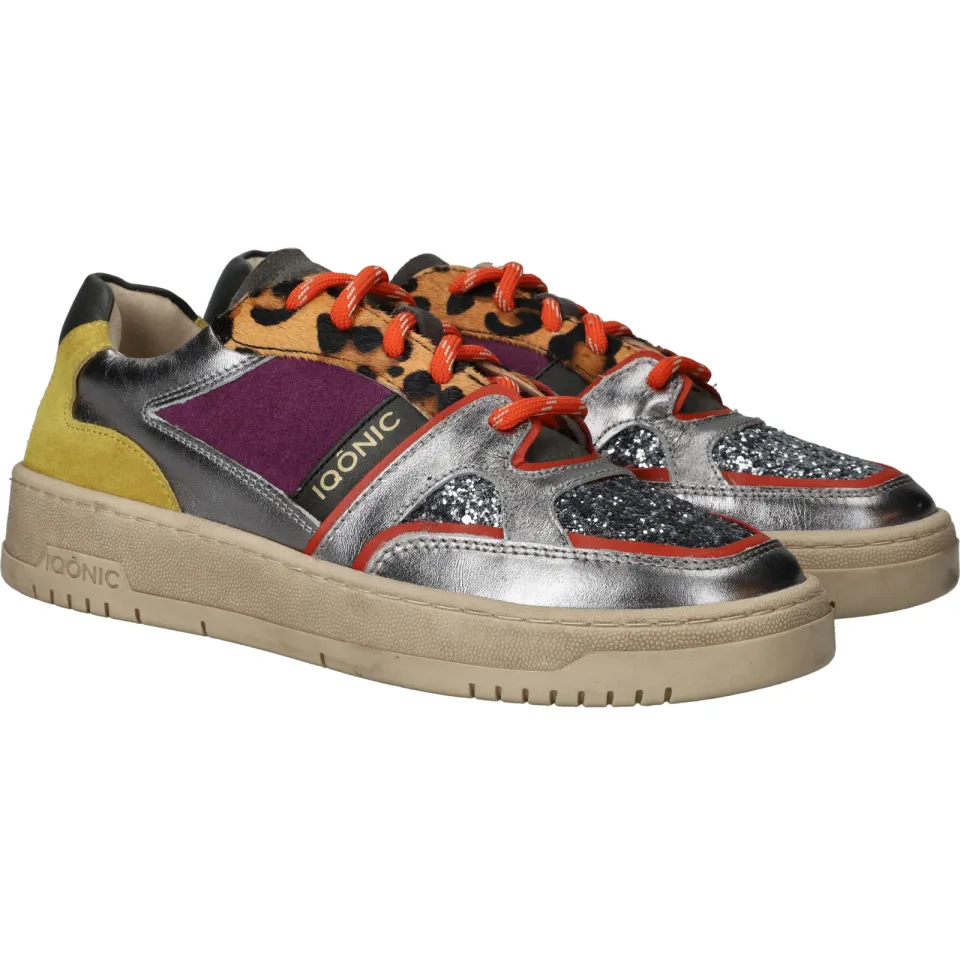 Iqonic lage sneaker zilver, foto 3