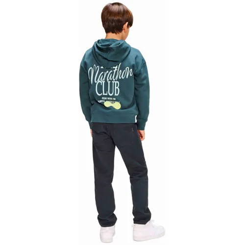 Retour Jeans hoodie met backprint - donkergroen, foto 3