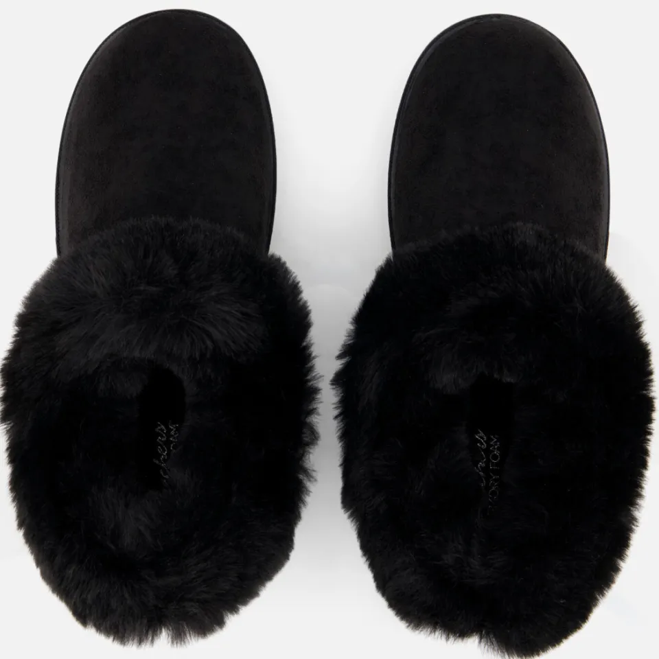 Skechers Cozy Campfire Winter Nights pantoffels zwart, foto 7