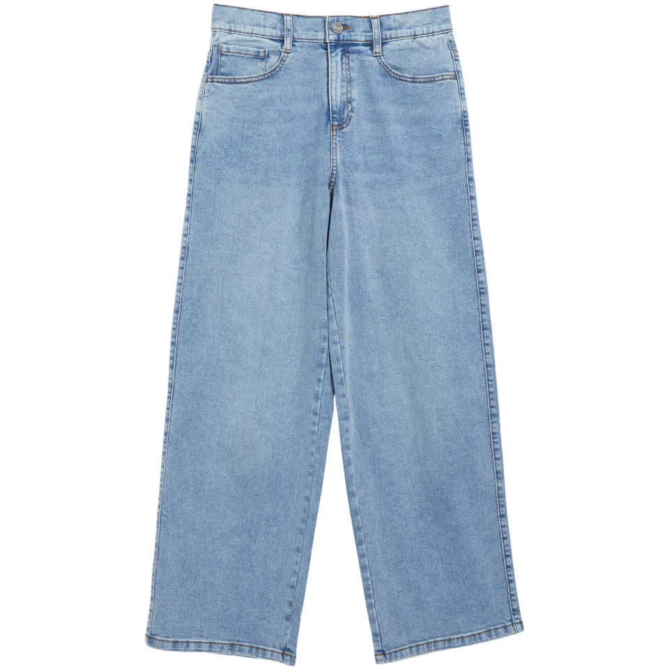 s.Oliver baggy wide leg jeans light blue denim, foto 2