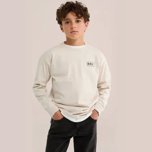 WE Fashion Blue Ridge longsleeve beige, foto 2
