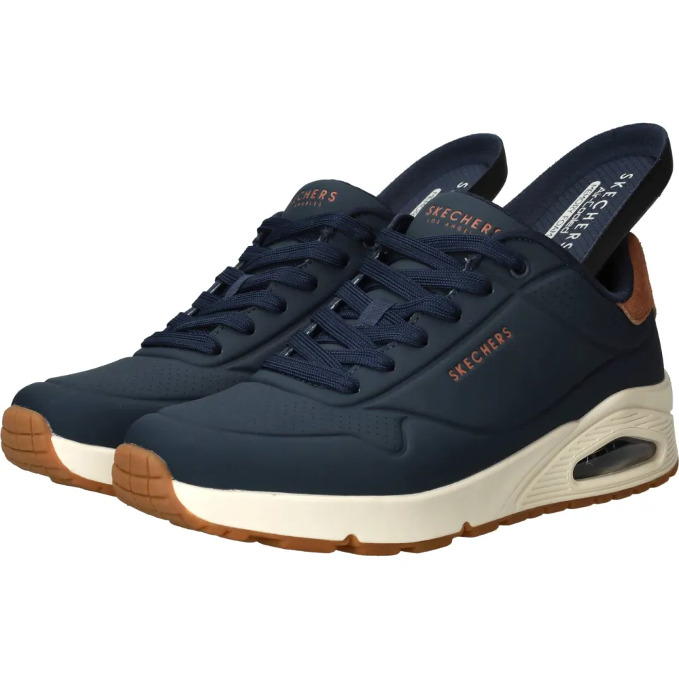 Skechers Uno Suited On Air lage sneakers blauw, foto 6
