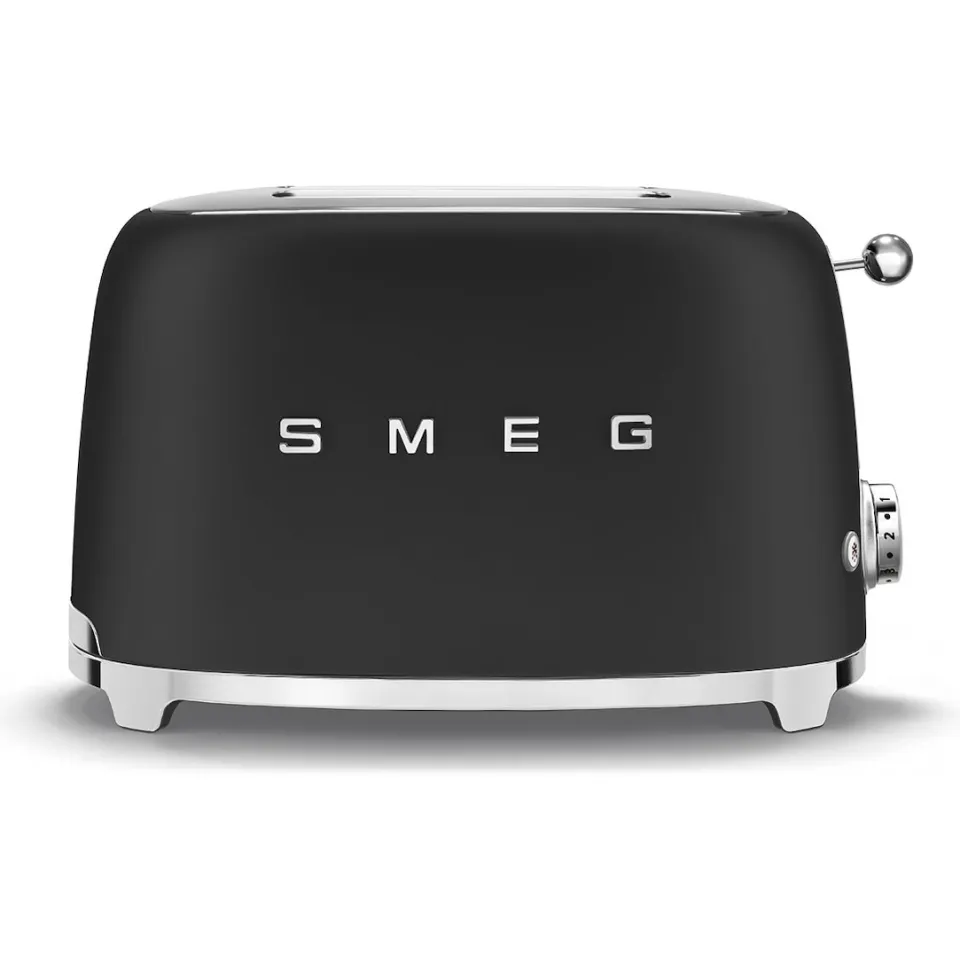 Smeg TSF01BLMEU broodrooster zwart-mat, foto 6