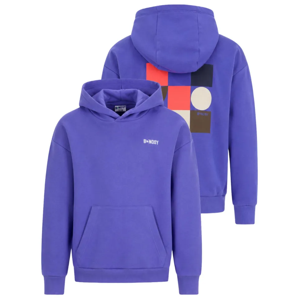 B.Nosy rechtvallende sweater met backprint - blauw, foto 4
