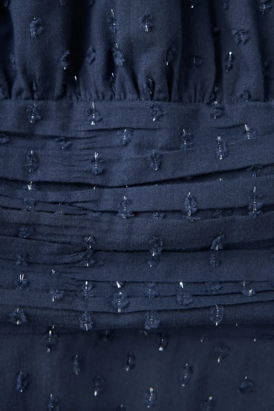 Mango Kids korte glitterjurk marineblauw, foto 7
