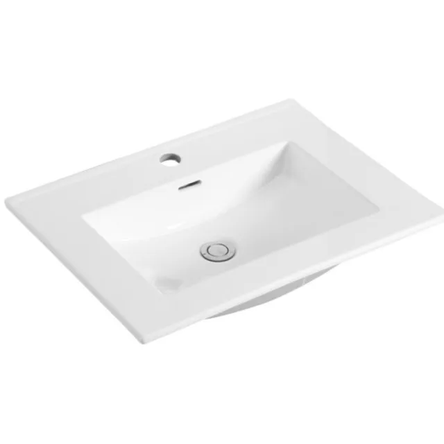 Sanilux Wastafel Sanilux Classic 60x47x2,5 cm Keramiek Wit (met kraangat)