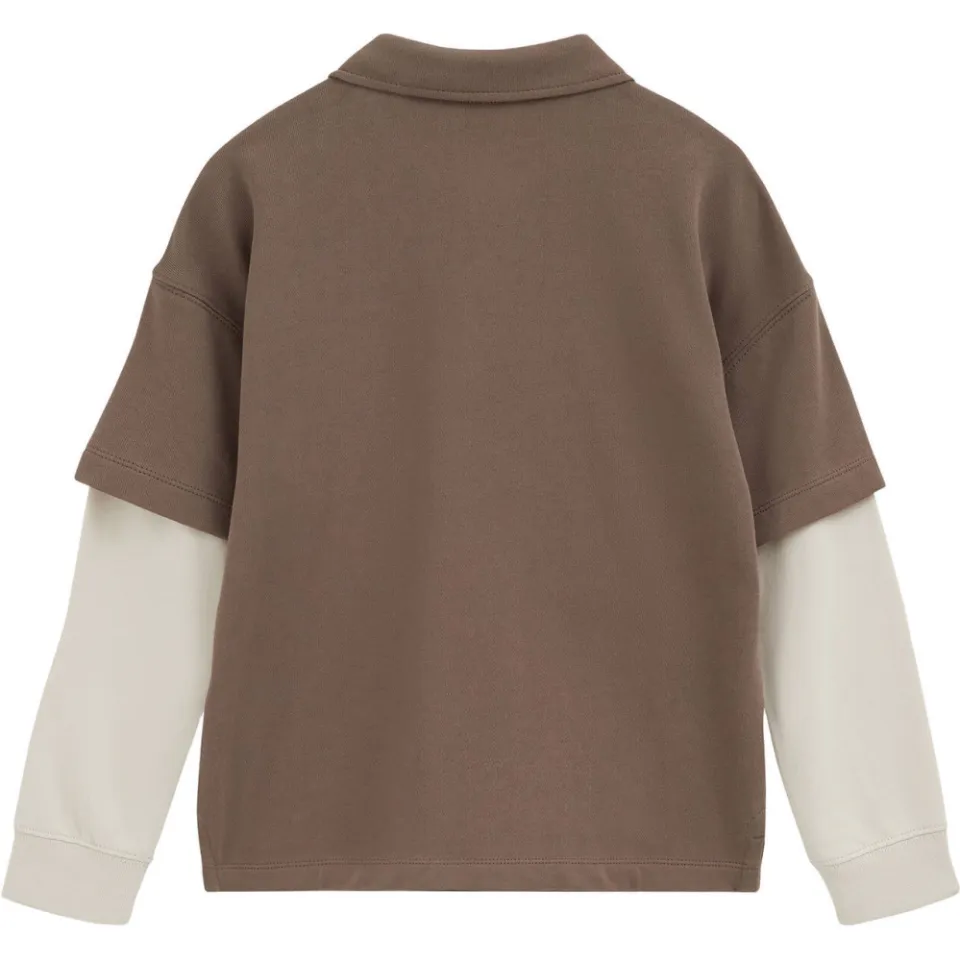 WE Fashion polo - bruin, foto 3