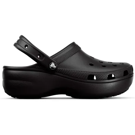Crocs Women's Classic Platform Clog - Sandalen, zwart