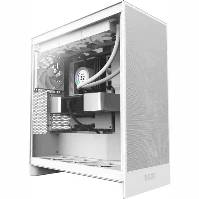 Nzxt H7 Flow midi tower behuizing wit