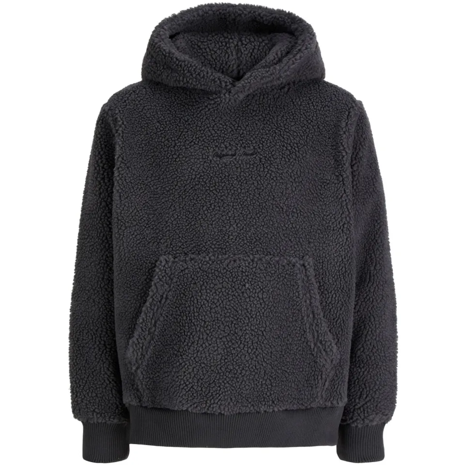 Jack & Jones JUNIOR teddy sweater met tekst - antraciet, foto 2