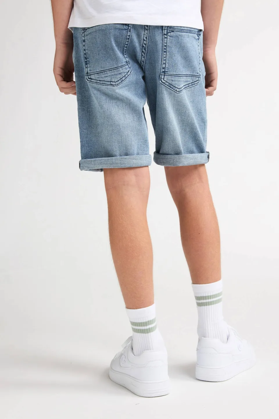 Petrol Industries jeansshort medium blue denim, foto 6