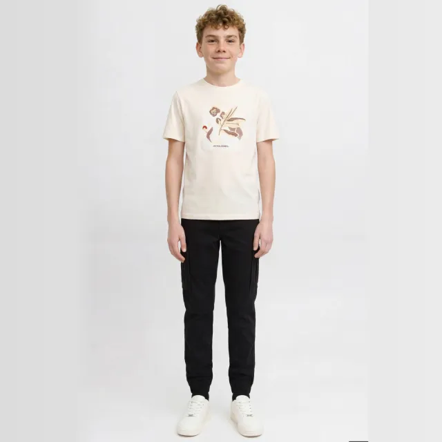 JJ Rebel JUNIOR regular cargobroek zwart
