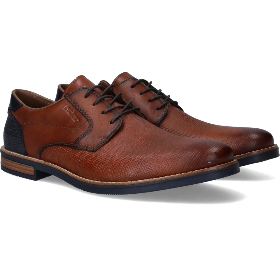 Rieker veterschoen cognac, foto 3