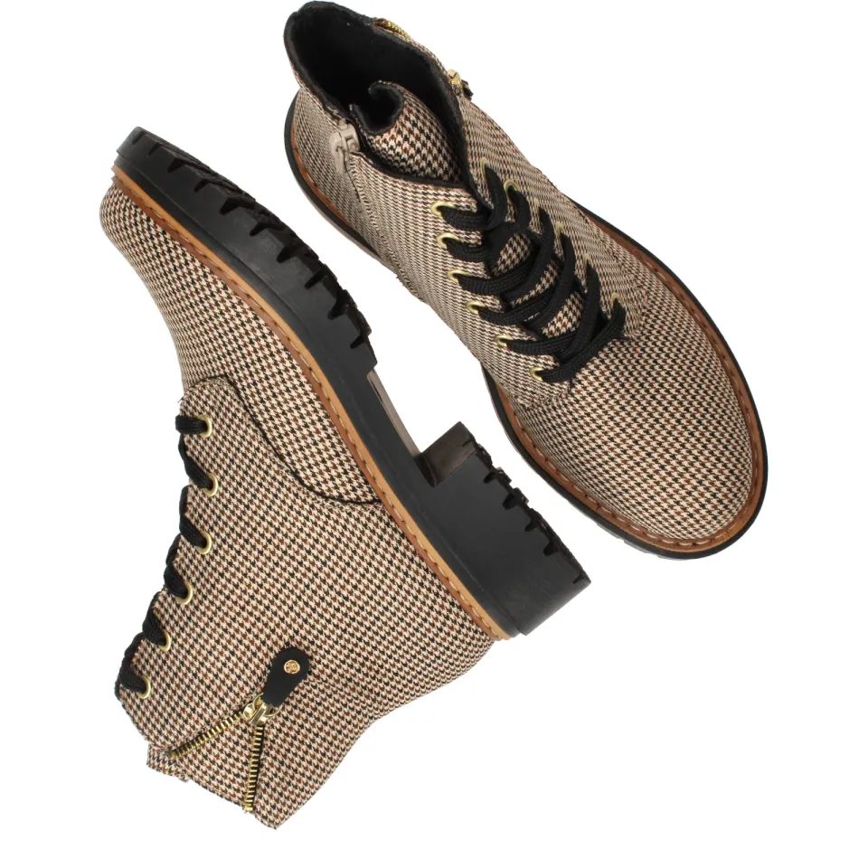 Rieker Veterboots Dames Beige, foto 5