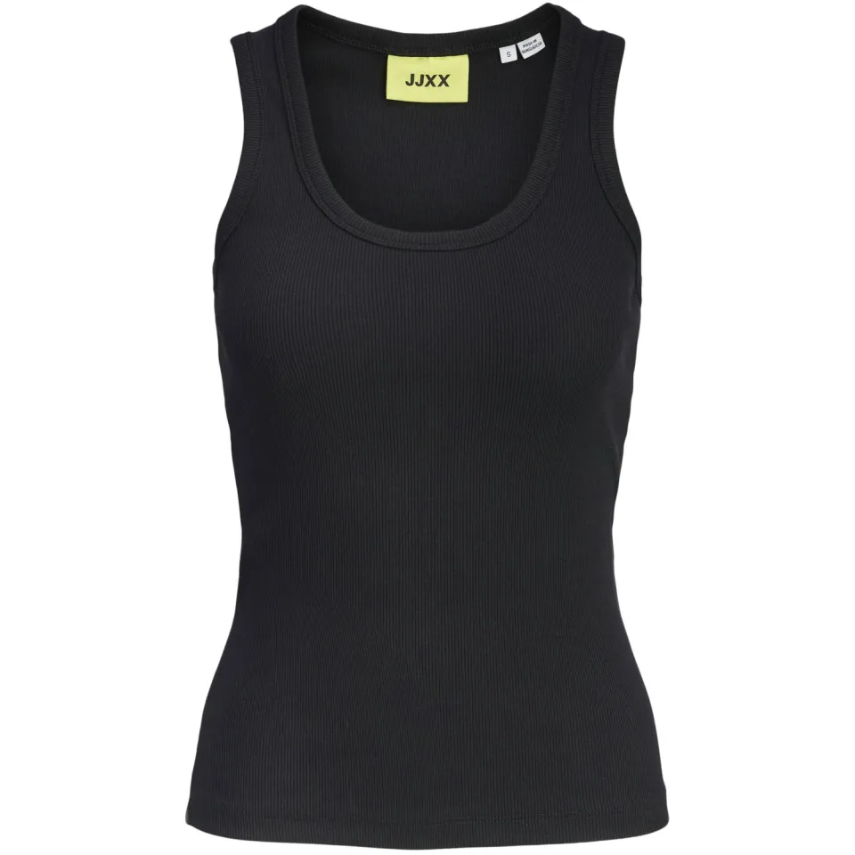 JJXX GIRL ribgebreide tanktop zwart, foto 2