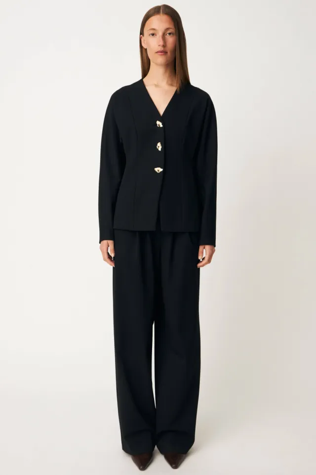 Modström getailleerde blazer - zwart