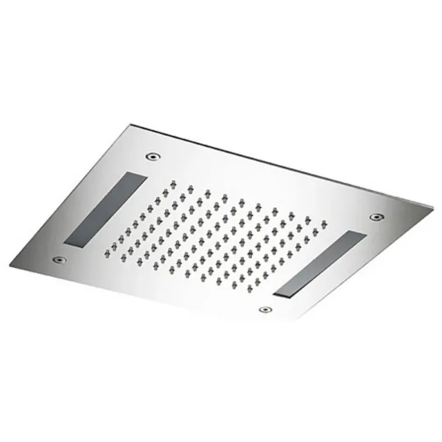 Hotbath Hoofddouche Hotbath Mate 30x30 LED Blauw Inbouw Chroom