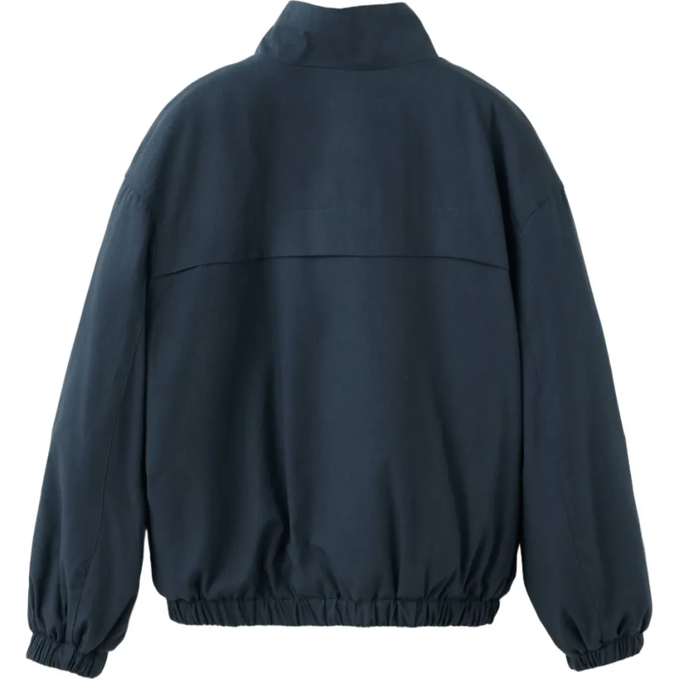 Mango katoenen winterjas marineblauw, foto 3