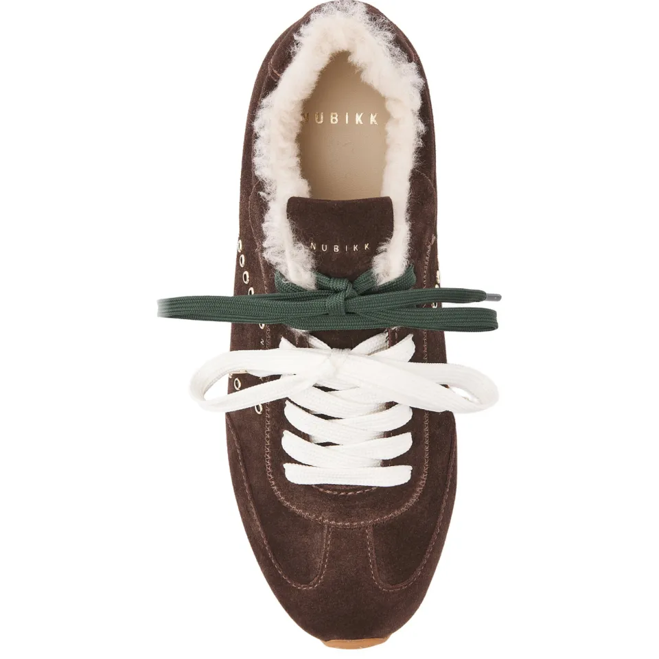 Nubikk Billy Lou Fur II lage sneakers bruin, foto 3