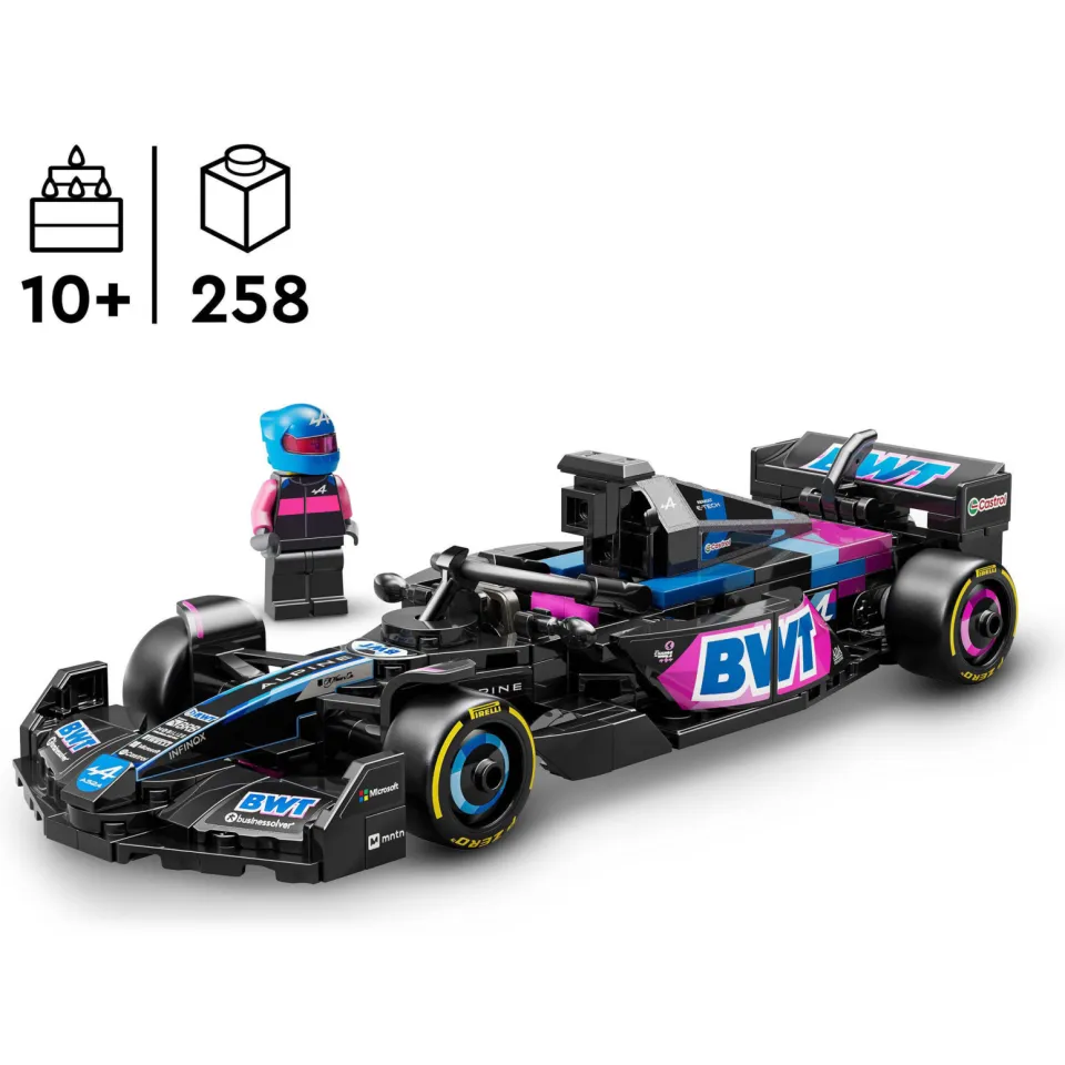 Lego Speed Champions BWT Alpine F1® Team A524 racewagen 77248